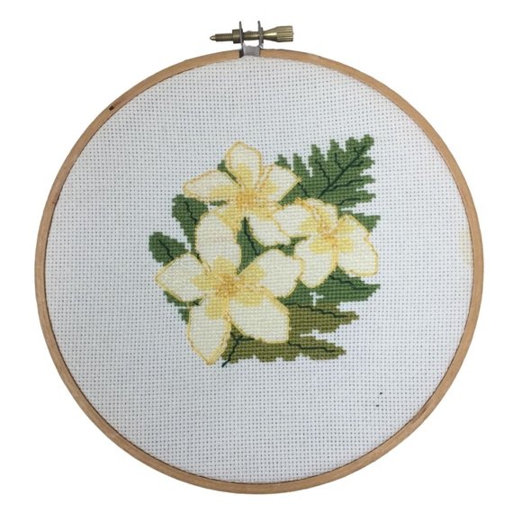 Chamomile Stitch Pattern Cross Stitch Pattern Wall Décor/Gift With Flowers/Leafy - Picture 1 of 7